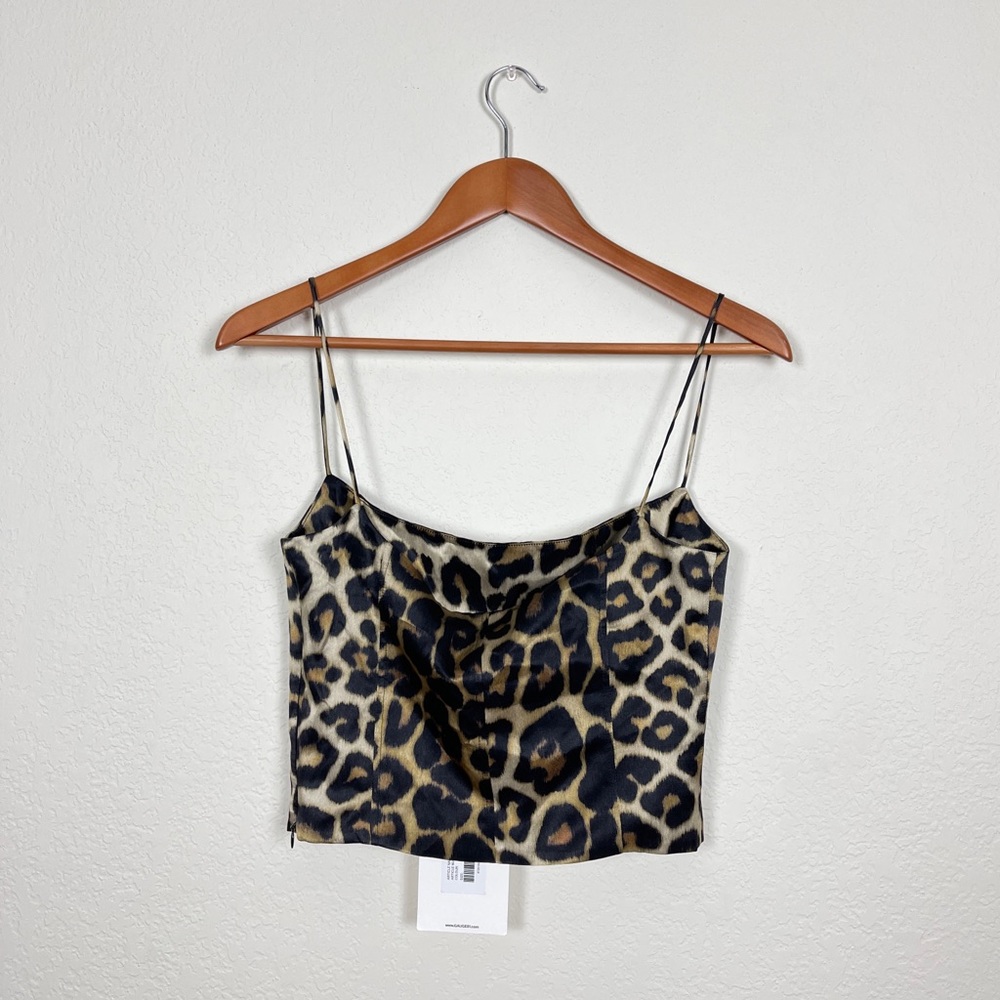 NWT GAUGE81 Sakai Silk Top in Leopard - Picture 8 of 8
